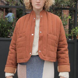 Kordal Studio Cropped Quilted Reversible Jacket